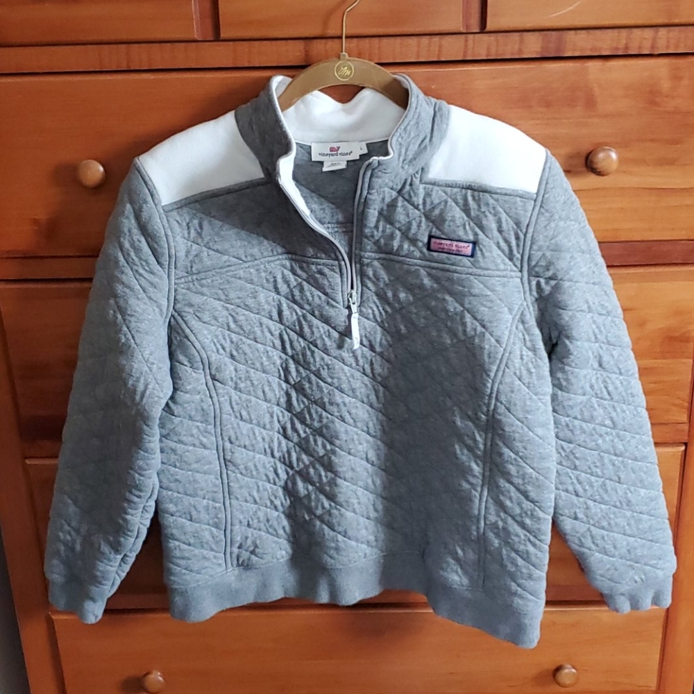 Vineyard Vines quilted quarter zip pullover